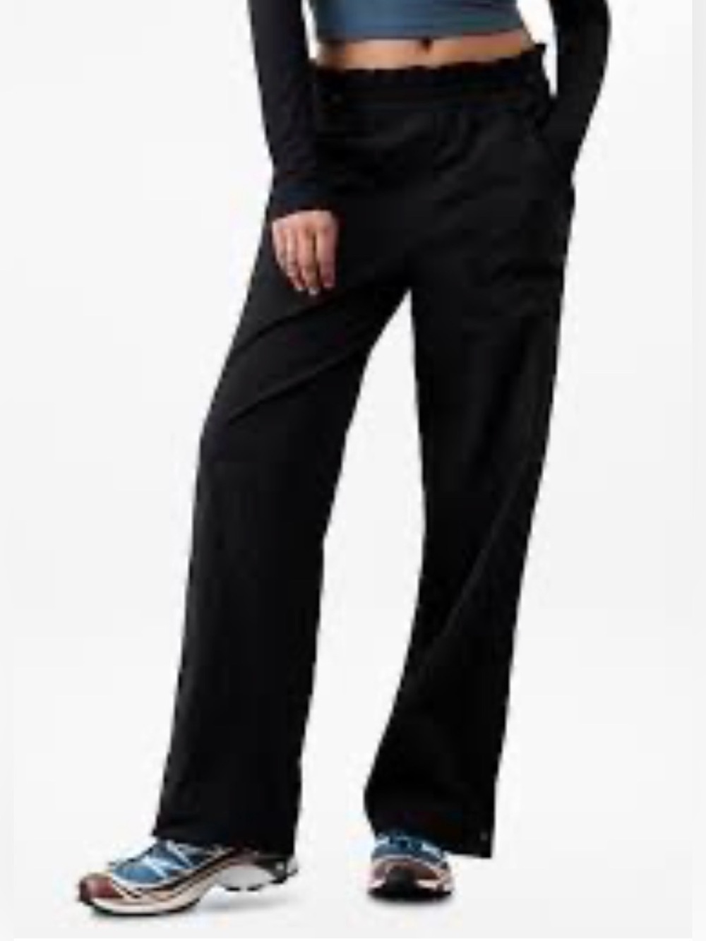 Athleta Trekkie Hike Pants Size 14 Black Very GUC